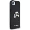  iPhone 16e Fekete Karl Lagerfeld Fixed Glitter Karl&Choupette Heads M-3666339453664 4 kép