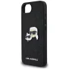  iPhone 16e Fekete Karl Lagerfeld Fixed Glitter Karl&Choupette Heads M-3666339453664 6 kép