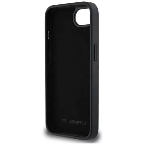  iPhone 16e Fekete Karl Lagerfeld Fixed Glitter Karl&Choupette Heads M-3666339453664 7 kép