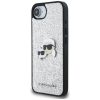 Karl Lagerfeld Fixed Glitter Ikonik Metal Pin tok iPhone 16e - ezüst-3666339454180 1 kép
