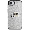 Karl Lagerfeld Fixed Glitter Ikonik Metal Pin tok iPhone 16e - ezüst-3666339454180 2 kép