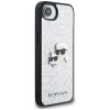 Karl Lagerfeld Fixed Glitter Ikonik Metal Pin tok iPhone 16e - ezüst-3666339454180 3 kép