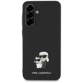  Samsung Galaxy A56 Fekete Karl Lagerfeld Saffiano K&C Metal Logó-3666339454500 2 kép