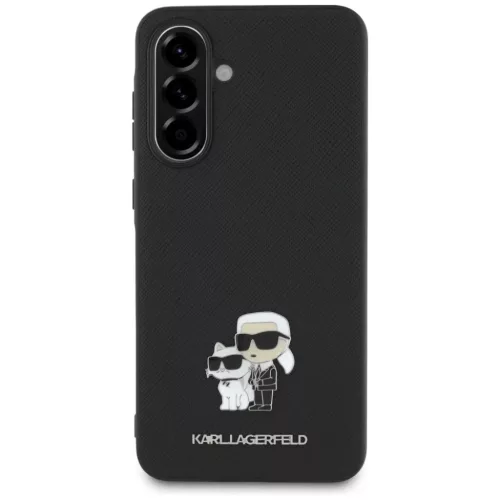  Samsung Galaxy A56 Fekete Karl Lagerfeld Saffiano K&C Metal Logó-3666339454500 2 kép