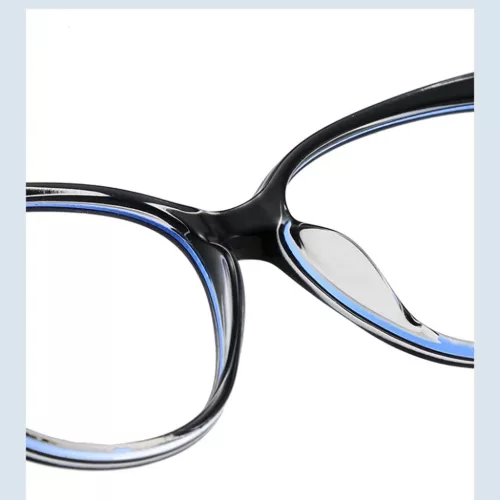 Anti-Blue Light Glasses Techsuit Reflex Metal (F5018-C72) - Cat Eye - -5949419017054 4 kép