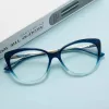 Anti-Blue Light Glasses Techsuit Reflex Metal (F5018-C72) - Cat Eye - -5949419017054 5 kép