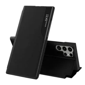    Samsung Galaxy S23 Ultra fekete Techsuit eFold sorozatú tok