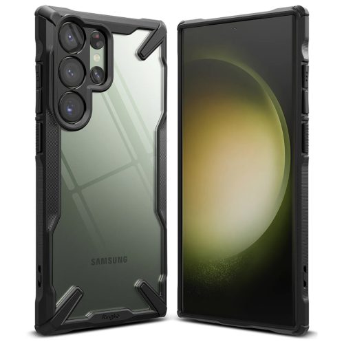  Ringke - Fusion X - Samsung Galaxy S23 Ultra - Fekete tok