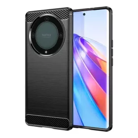  Honor Magic5 Lite fekete Techsuit szénszilikon tok