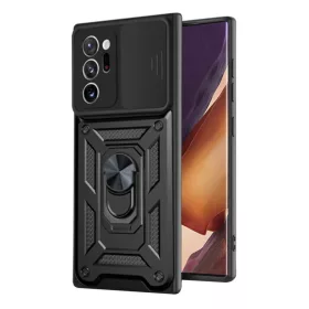   Samsung Galaxy Note 20 Ultra / Note 20 Ultra 5G - Techsuit CamShield Sorozat - Fekete tok