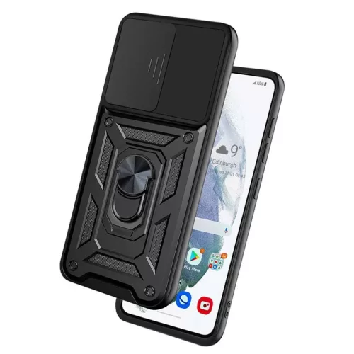  Techsuit - CamShield sorozat - Samsung Galaxy S21 FE 5G - Fekete tok-5949419002876 3 kép