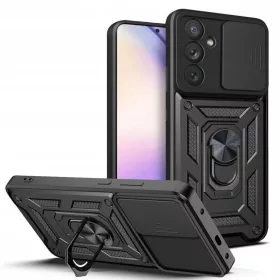    Techsuit - CamShield sorozat - Samsung Galaxy A54 - Fekete tok