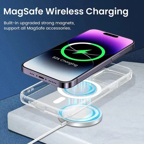 iPhone 14 Pro Max - Techsuit MagSafe Pro - Átlátszó tok-5949419002128 7 kép