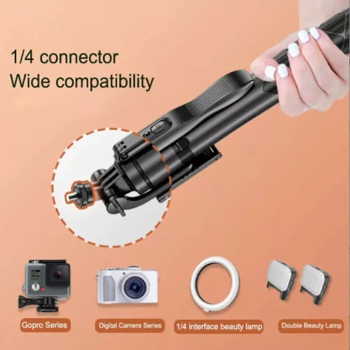  Techsuit - Selfiebot (L16) - Stabil állvány, 1/4"-os csavarmenetes -5949419063242 9 kép