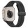  Techsuit - Óraszíj (W011) - Apple Watch 1/2/3/4/5/6/7/8/9/10/SE/SE 2/Ultra/Ultra 2 (42/44/45/46/49mm) - Fekete