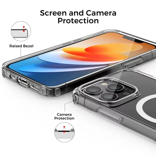 iPhone 15 Pro - Techsuit - MagSafe Pro - Átlátszó. tok-5949419066847 5 kép