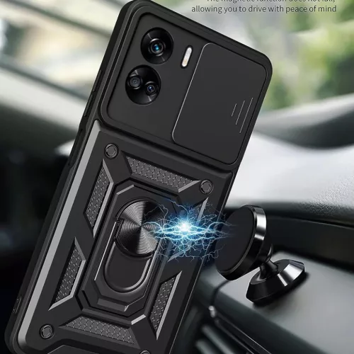  Techsuit - CamShield sorozat - Honor 90 Lite - Fekete tok-5949419067301 3 kép