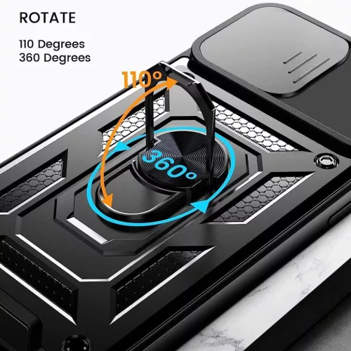  Techsuit - CamShield sorozat - Honor 90 Lite - Fekete tok-5949419067301 7 kép