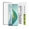  Techsuit - 111D Teljes Lefedettségű / Teljes Ragasztós Üveg / 3D Ívelt Képernyő - Honor Magic5 Lite - Fekete üvegfólia
