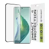  Techsuit - 111D Teljes Lefedettségű / Teljes Ragasztós Üveg / 3D Ívelt Képernyő - Honor Magic5 Lite - Fekete üvegfólia