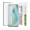  Techsuit - 111D Teljes Fedés / Teljes Ragasztású Üveg / 3D Ívelt Képernyő - Honor Magic5 Pro - Fekete üvegfólia