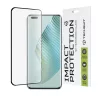  Techsuit - 111D Teljes Fedés / Teljes Ragasztású Üveg / 3D Ívelt Képernyő - Honor Magic5 Pro - Fekete üvegfólia