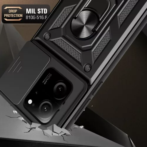  Techsuit - CamShield Sorozat - Xiaomi 13T / 13T Pro - Fekete tok-5949419069176 2 kép