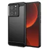  Techsuit - Szén Szilikon - Xiaomi 13T / 13T Pro - Fekete tok