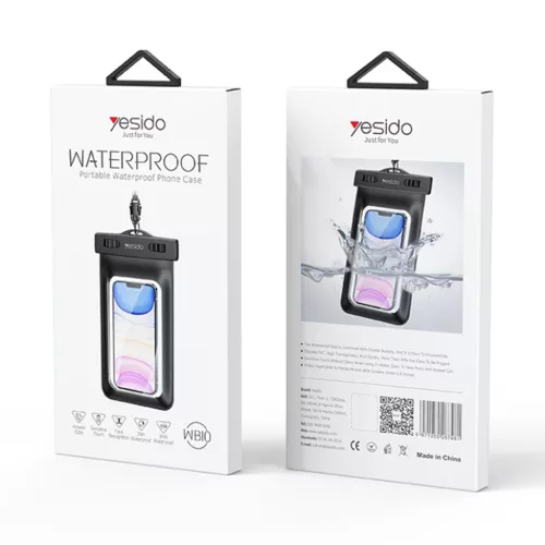 Yesido - Vízhatlan tok (WB10) - IPX8, maximum 6,7" méretű telefonho-6971050267481 7 kép