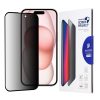  Dux Ducis - Edzett Üveg Képernyővédő Prémium - iPhone 15 - Fekete üvegfólia