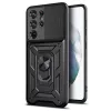  Techsuit - CamShield Széria - Samsung Galaxy S21 Ultra 5G - Fekete tok
