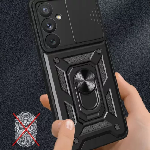  Techsuit - CamShield Sorozat - Samsung Galaxy A25 5G - Fekete tok-5949419070691 3 kép