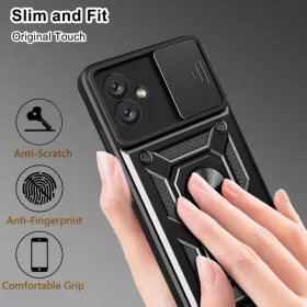  Techsuit - CamShield sorozat - Samsung Galaxy A05 - Fekete tok-5949419070684 2 kép