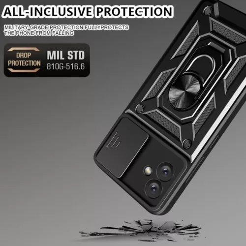  Techsuit - CamShield sorozat - Samsung Galaxy A05 - Fekete tok-5949419070684 3 kép
