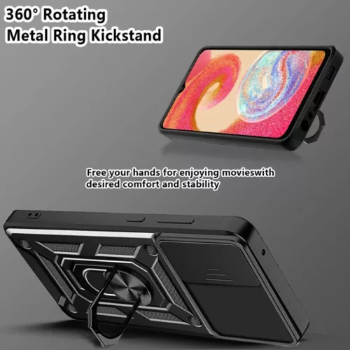 Techsuit - CamShield sorozat - Samsung Galaxy A05 - Fekete tok-5949419070684 5 kép