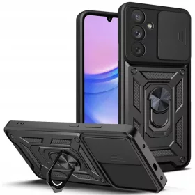    Techsuit - CamShield sorozat - Samsung Galaxy A15 4G / A15 5G - Fekete tok