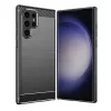  Techsuit - Szénszálas Szilikon - Samsung Galaxy S24 Ultra - Fekete -5949419072381 4 kép