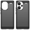  Techsuit - Szénszálas Szilikon - Xiaomi Redmi Note 13 Pro+ 5G - Fek-5949419072336 2 kép