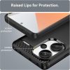  Techsuit - Szénszálas Szilikon - Xiaomi Redmi Note 13 Pro+ 5G - Fek-5949419072336 5 kép