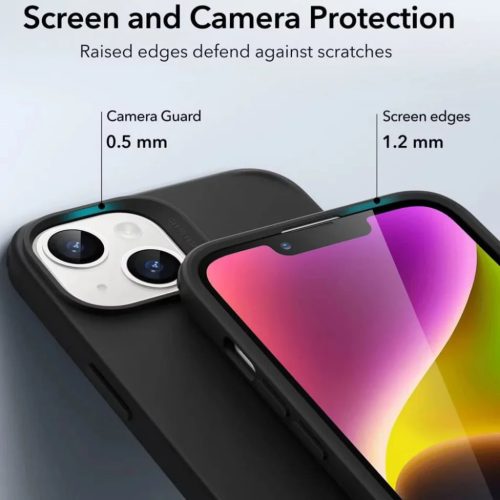 iPhone 13 / 14 Fekete ESR - Classic Hybrid HaloLock tok-4894240161777 7 kép
