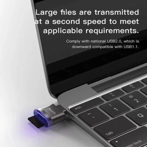 Yesido - Kártyaolvasó (GS19) - OTG Adapter, Type-C to TF Kártya - S-6971050266361 2 kép