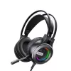 Yesido Vezetékes fejhallgató (EK02) - Jack 3.5mm, Mikrofonnal, RGB LED világítással - Fekete