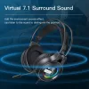 Yesido Vezetékes fejhallgató (EK02) - Jack 3.5mm, Mikrofonnal, RGB L-6971050265494 6 kép