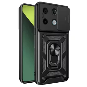    Xiaomi Redmi Note 13 Pro 5G / Poco X6 Fekete Techsuit CamShield sorozatú tok