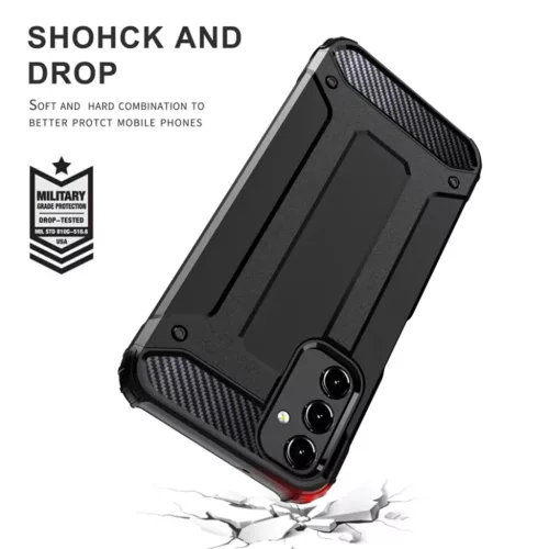  Techsuit - Hibrid Páncél - Samsung Galaxy A05s - Fekete tok-5949419079083 3 kép