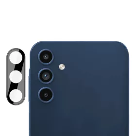    Techsuit - Teljes kameravédő üveg - Samsung Galaxy A15 4G / A15 5G - Fekete üvegfólia