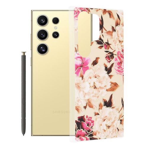  Techsuit - Márvány sorozat - Samsung Galaxy S24 Ultra - Mary Berry -5949419077799 1 kép