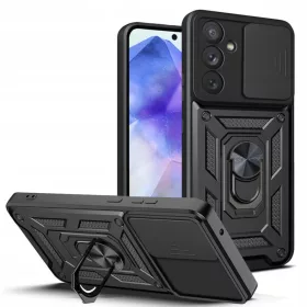    Techsuit - CamShield Sorozat - Samsung Galaxy A55 5G - Fekete tok
