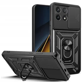    Techsuit - CamShield sorozat - Xiaomi Poco X6 Pro - Fekete tok