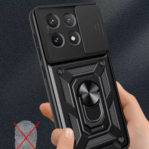  Techsuit - CamShield sorozat - Xiaomi Poco X6 Pro - Fekete tok-5949419081413 4 kép